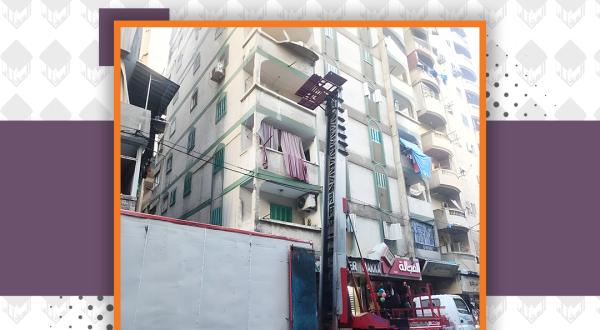 ونش رفع اثاث بجسر السويس