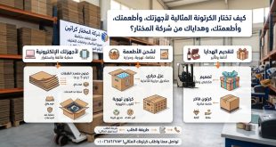كيف تختار الكرتونة المثالية لأجهزتك وأطعمتك وهداياك من شركة المختار؟